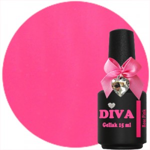 Diva Gellak NEON Rose Pink 15 ml.