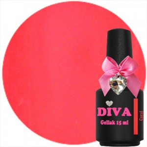 Diva Gellak NEON Coral 15 ml.