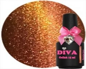 1875 Diva Gellak Chameleon Cat Eye, BURNING LOVE 15 ml.