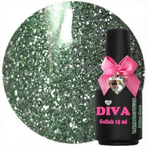 Diva Gel Lak Glitter Grass 15 ml.