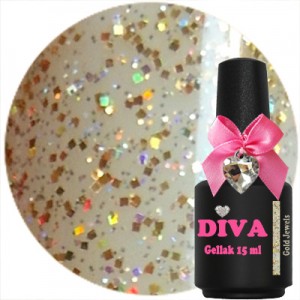 Diva Gel Lak Gold Jewels 15 ml.