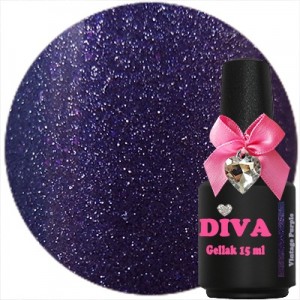 Diva Gel Lak Vintage Purple 15 ml.