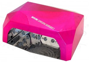 CCFL 36 W, 12 LED 24 UV Lamp Diamond Metallic Pink Auto Sensor