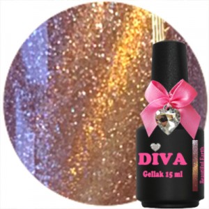 2160 Diva Gellak Cat Eye, BEAUTIFUL EARTH 15 ml.